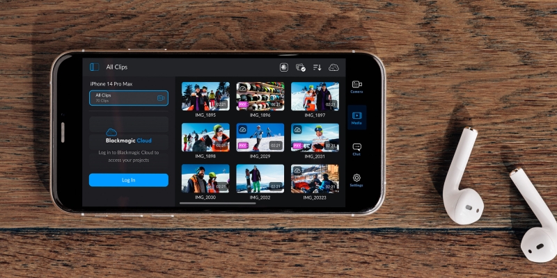 На iPhone вышло бесплатное приложение для видеосъёмки Blackmagic Camera