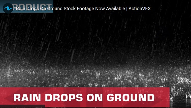 Скачать с Яндекс диска ActionVFX – Rain Drops on Ground