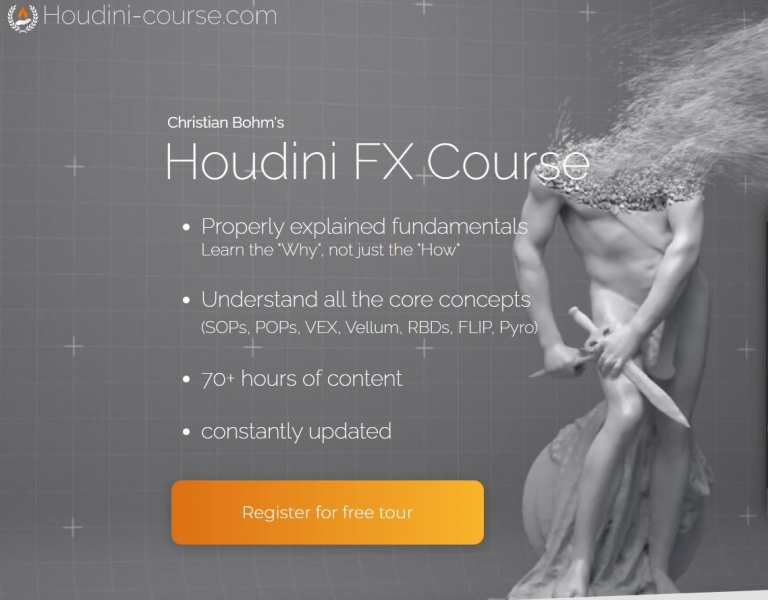 Скачать с Яндекс диска Christian Bohm - Houdini FX Course (houdini-course.com) [Full Site]