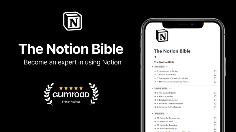 Скачать с Яндекс диска The Notion Bible